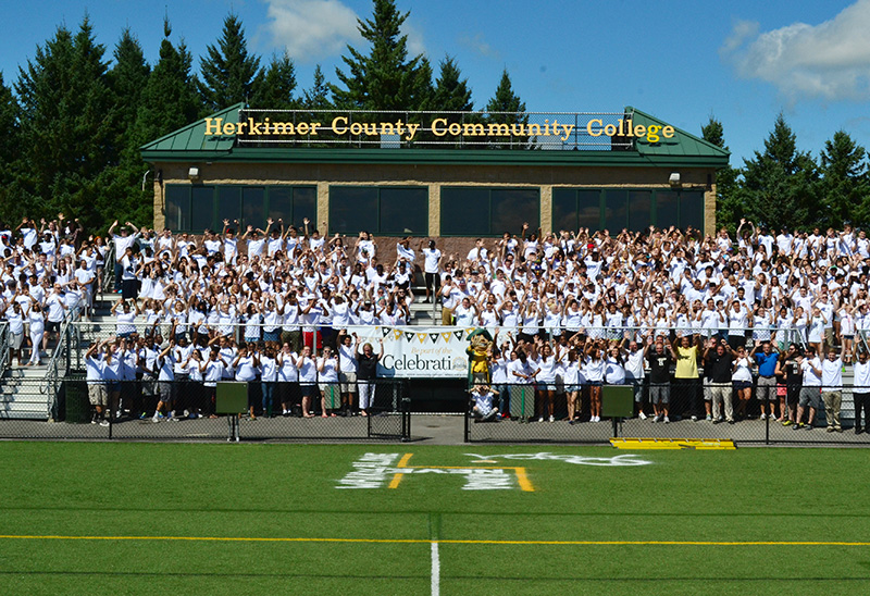 Herkimer College 50th anniversary student kick off